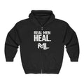 Real Men Heal Heavy Blend™ Full Zip Hooded Sweatshirt