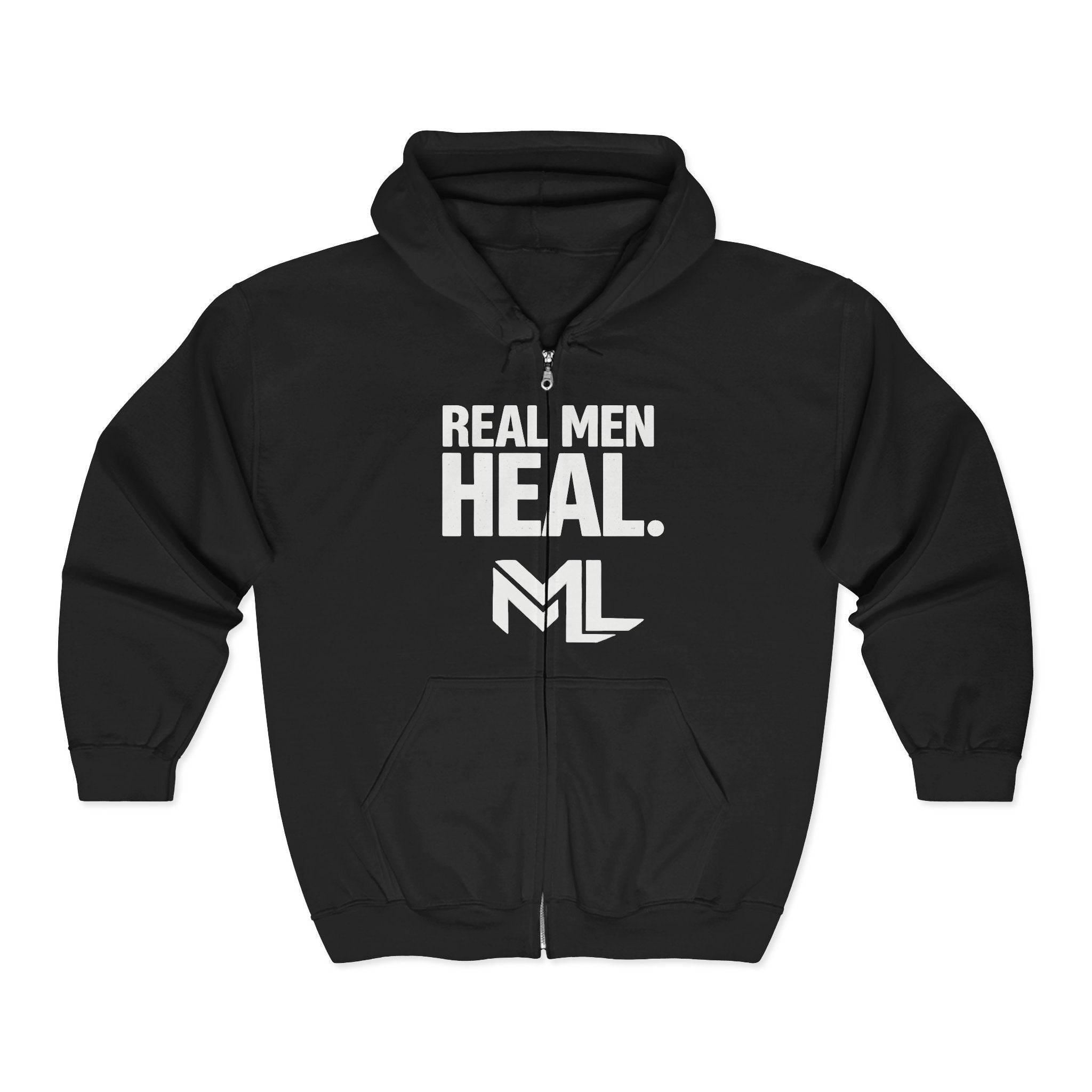 Real Men Heal Heavy Blend™ Full Zip Hooded Sweatshirt