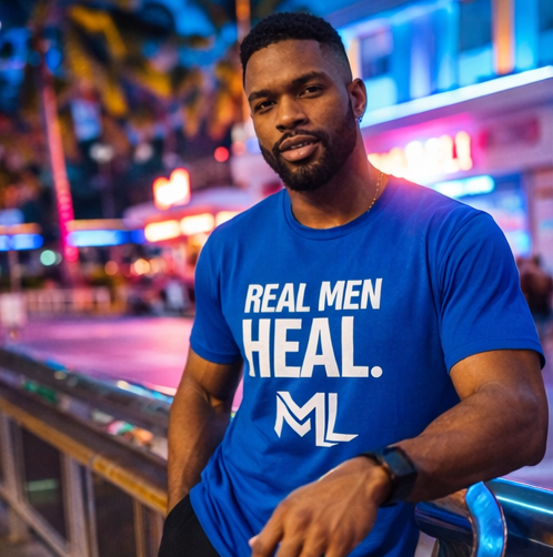 Real Men Heal Heavy Cotton Tee