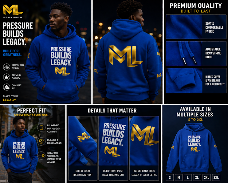 Pressure Builds Legacy Blend™ Hooded Sweatshirt