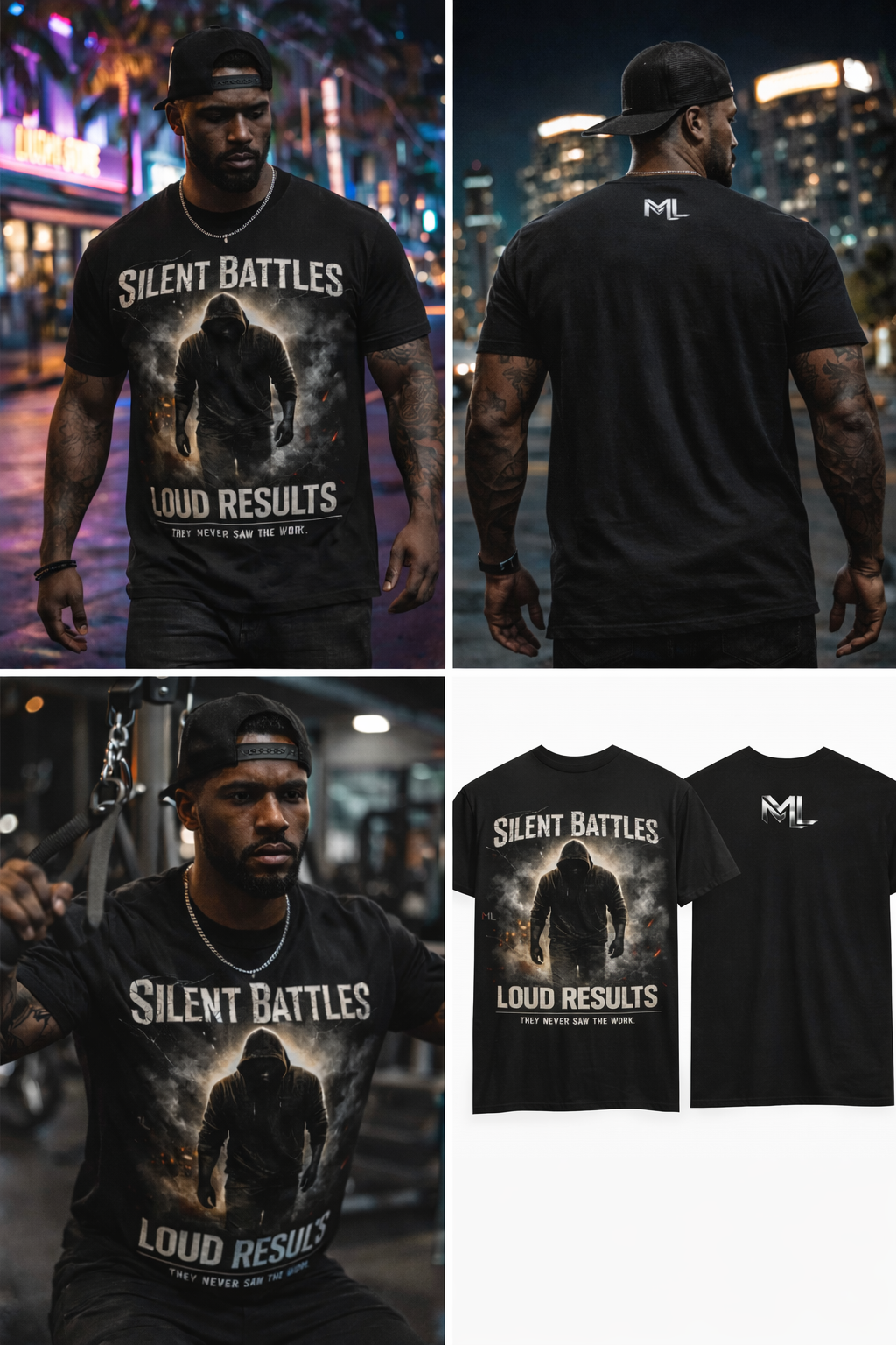 Silent Battles  Heavy Cotton Tee