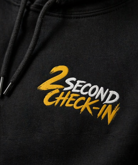 2 Second Check In Heavy Blend™ Hooded Sweatshirt