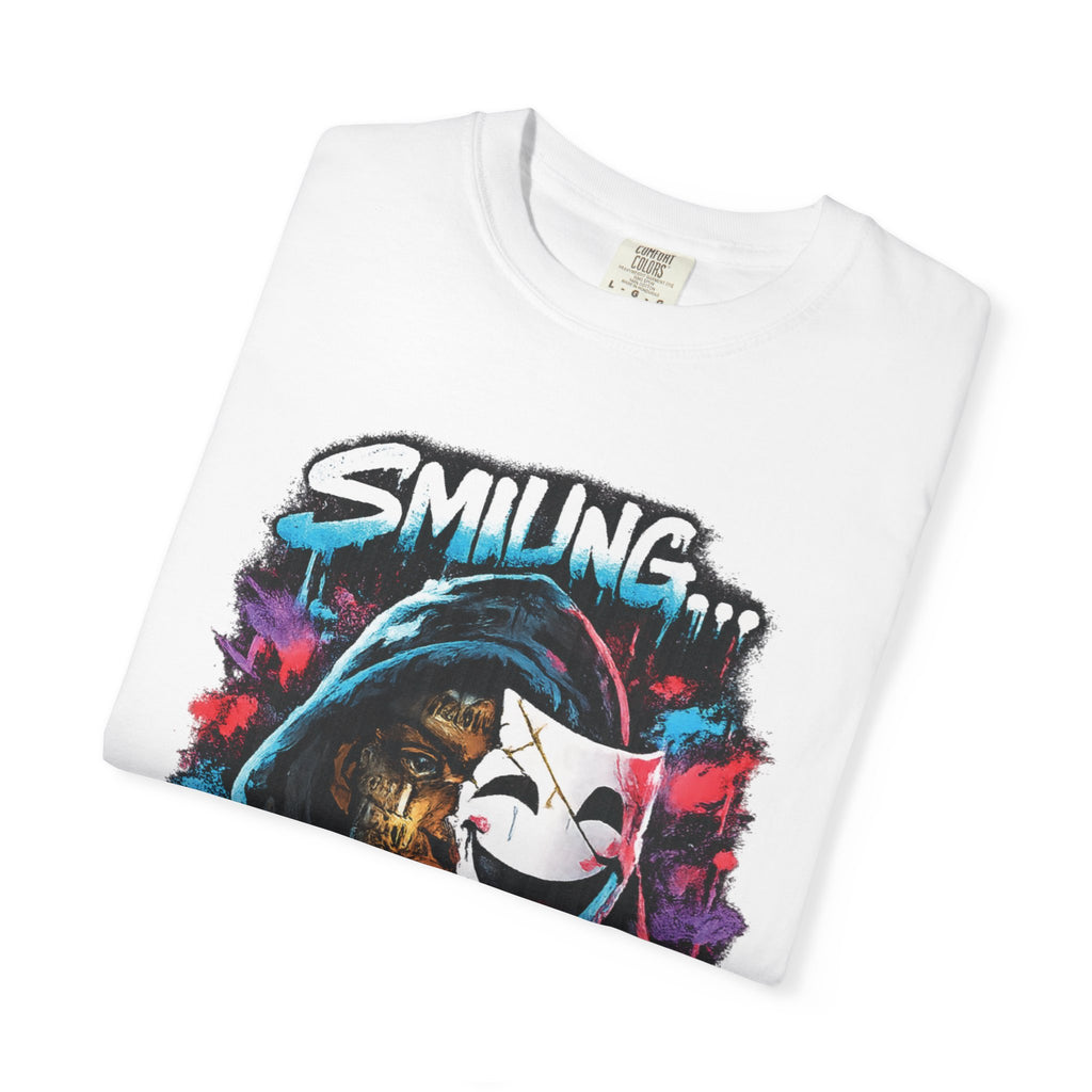 Smilling.. But Not Okay Garment-Dyed T-shirt
